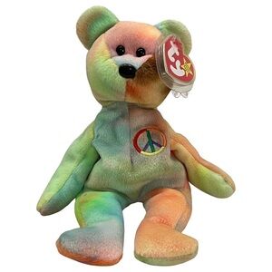 Ty Beanie Baby: Peace Bear 1996 - Multicolor